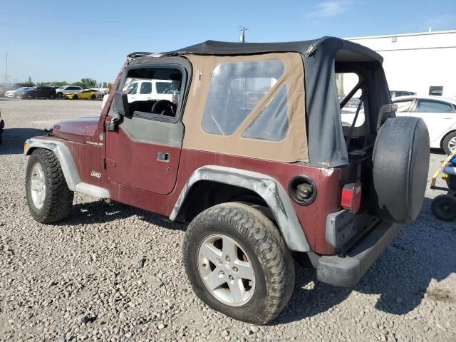 2001 Jeep Wrangler / TJ SE