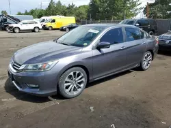 Salvage cars for sale from Copart Denver, CO: 2015 Honda Accord Sport