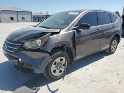 Salvage cars for sale at Tulsa, OK auction: 2014 Honda CR-V LX