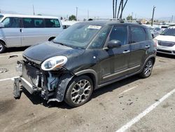 Salvage cars for sale at Van Nuys, CA auction: 2014 Fiat 500L Trekking