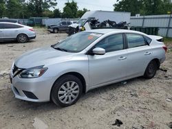 Salvage cars for sale at Hampton, VA auction: 2017 Nissan Sentra S