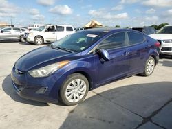 Salvage cars for sale at Grand Prairie, TX auction: 2012 Hyundai Elantra GLS