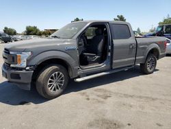 Salvage cars for sale at San Martin, CA auction: 2018 Ford F150 Supercrew