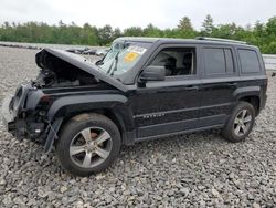 Salvage cars for sale at Windham, ME auction: 2016 Jeep Patriot Latitude