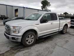 Salvage cars for sale at Tulsa, OK auction: 2015 Ford F150 Super Cab