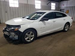 Salvage cars for sale at Hillsborough, NJ auction: 2020 Chevrolet Malibu LS