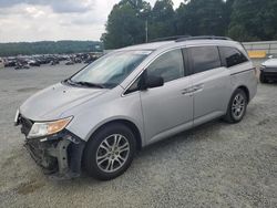 Salvage cars for sale at Concord, NC auction: 2012 Honda Odyssey EX