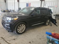 Salvage cars for sale at Franklin, WI auction: 2023 Ford Explorer Limited