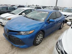 Salvage cars for sale at auction: 2019 Toyota Camry LE