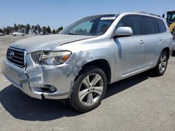 Toyota Highlander salvage cars for sale: 2009 Toyota Highlander Sport