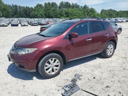 Salvage cars for sale at Mendon, MA auction: 2012 Nissan Murano S