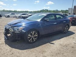 Salvage cars for sale at Fredericksburg, VA auction: 2017 Nissan Maxima 3.5S