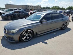 Salvage cars for sale from Copart Wilmer, TX: 2017 BMW 740 I