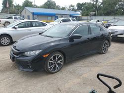 Salvage cars for sale from Copart Wichita, KS: 2017 Honda Civic EX