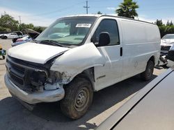 Salvage cars for sale from Copart San Martin, CA: 2000 Chevrolet Express G3500