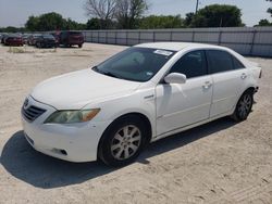 Salvage cars for sale at San Antonio, TX auction: 2009 Toyota Camry Hybrid