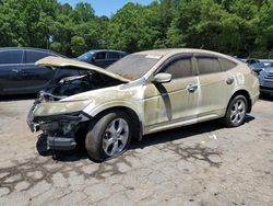 Salvage cars for sale at Austell, GA auction: 2010 Honda Accord Crosstour EXL