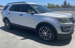 Salvage cars for sale from Copart Vallejo, CA: 2017 Ford Explorer Sport