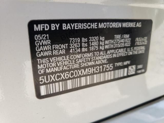 2021 BMW X7 M50I