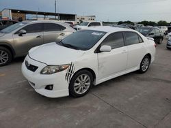 Salvage cars for sale at Grand Prairie, TX auction: 2010 Toyota Corolla Base