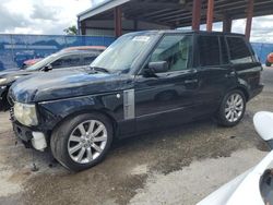 Land Rover salvage cars for sale: 2007 Land Rover Range Rover Supercharged