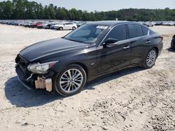 Salvage cars for sale at Ellenwood, GA auction: 2019 Infiniti Q50 Luxe