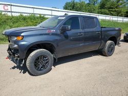 Salvage cars for sale at Davison, MI auction: 2021 Chevrolet Silverado K1500 Trail Boss Custom