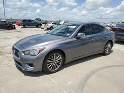 Infiniti salvage cars for sale: 2018 Infiniti Q50 Luxe