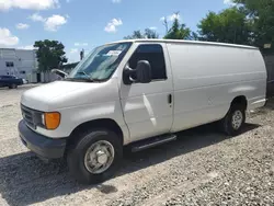 Salvage cars for sale from Copart Opa Locka, FL: 2007 Ford Econoline E350 Super Duty Van