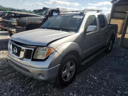 Salvage trucks for sale at Madisonville, TN auction: 2006 Nissan Frontier Crew Cab LE