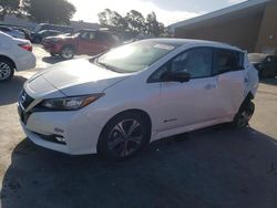 Salvage cars for sale at Hayward, CA auction: 2019 Nissan Leaf S Plus