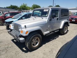 Jeep Wrangler / tj Unlimited salvage cars for sale: 2005 Jeep Wrangler / TJ Unlimited