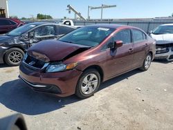 Vehiculos salvage en venta de Copart Kansas City, KS: 2014 Honda Civic LX