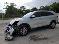 Salvage cars for sale at Fort Pierce, FL auction: 2018 KIA Sorento LX