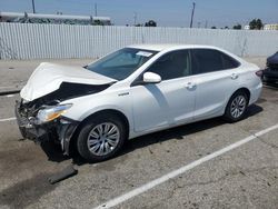Salvage cars for sale at Van Nuys, CA auction: 2017 Toyota Camry Hybrid