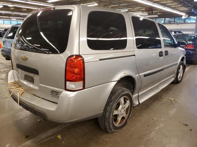 2008 Chevrolet Uplander Incomplete