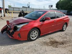 Salvage cars for sale at Oklahoma City, OK auction: 2018 Toyota Prius