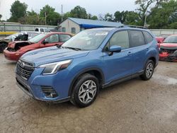 Salvage cars for sale from Copart Wichita, KS: 2024 Subaru Forester Premium
