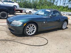 BMW z4 salvage cars for sale: 2006 BMW Z4 3.0