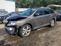 Salvage cars for sale at Austell, GA auction: 2015 Nissan Pathfinder S