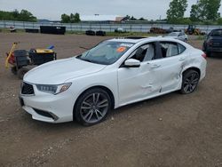 Salvage cars for sale at Columbia Station, OH auction: 2019 Acura TLX Technology