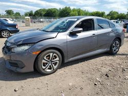 Honda salvage cars for sale: 2017 Honda Civic LX