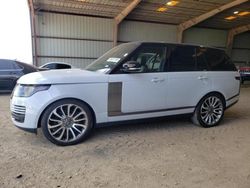 Salvage cars for sale at Houston, TX auction: 2019 Land Rover Range Rover Supercharged