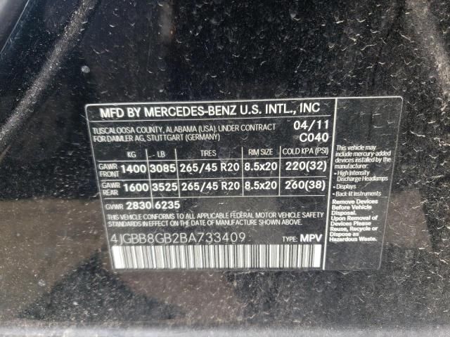 2011 Mercedes-Benz ML 350 4matic