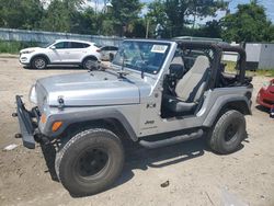 Salvage cars for sale at Hampton, VA auction: 2004 Jeep Wrangler X