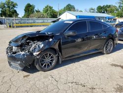 Salvage cars for sale at Wichita, KS auction: 2017 Honda Civic LX