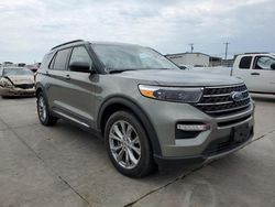 Salvage cars for sale at Grand Prairie, TX auction: 2020 Ford Explorer XLT