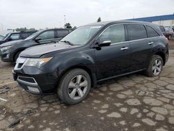 Salvage cars for sale at Woodhaven, MI auction: 2012 Acura MDX Technology