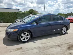 Salvage cars for sale at Orlando, FL auction: 2008 Honda Civic EX