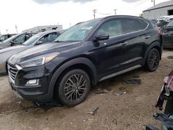 Salvage cars for sale from Copart Chicago Heights, IL: 2021 Hyundai Tucson Limited